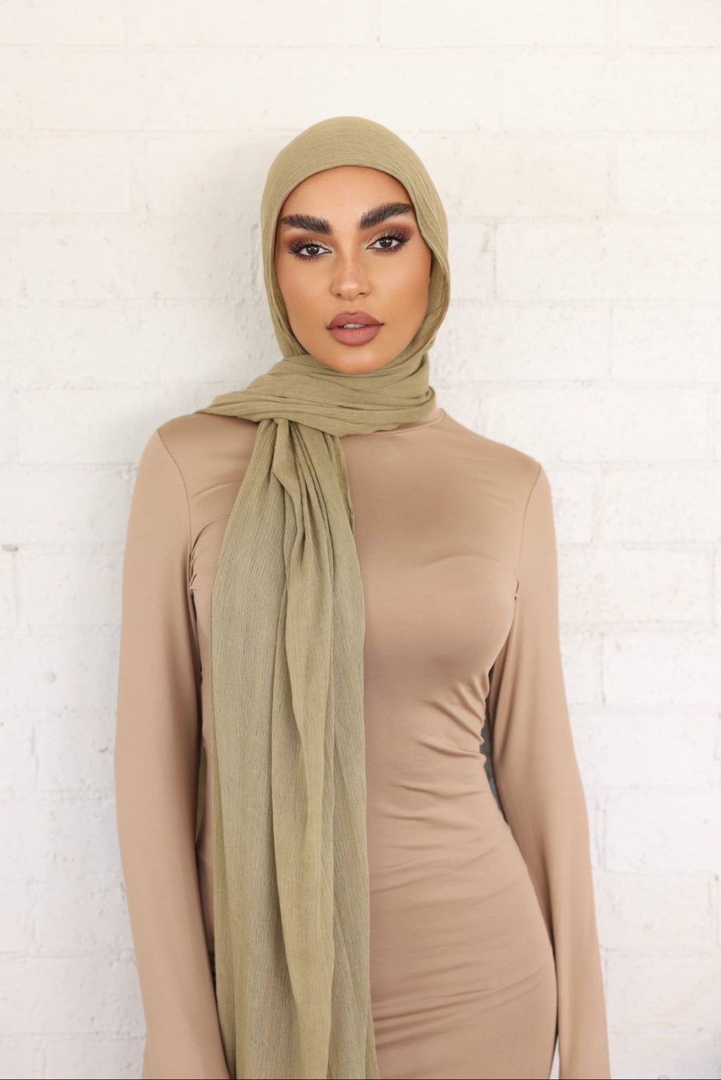 Luxe Rayon Hijab Frayed Edge - PISTACHIO