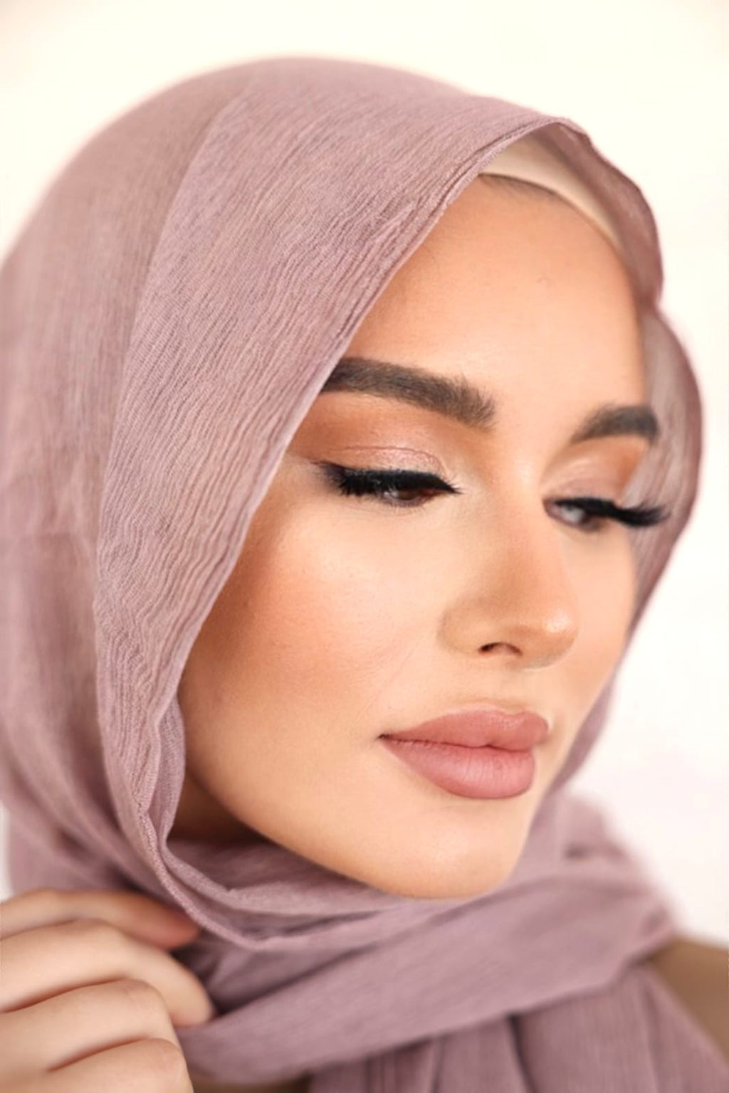 Luxe Rayon Hijab Frayed Edge - LAVENDER