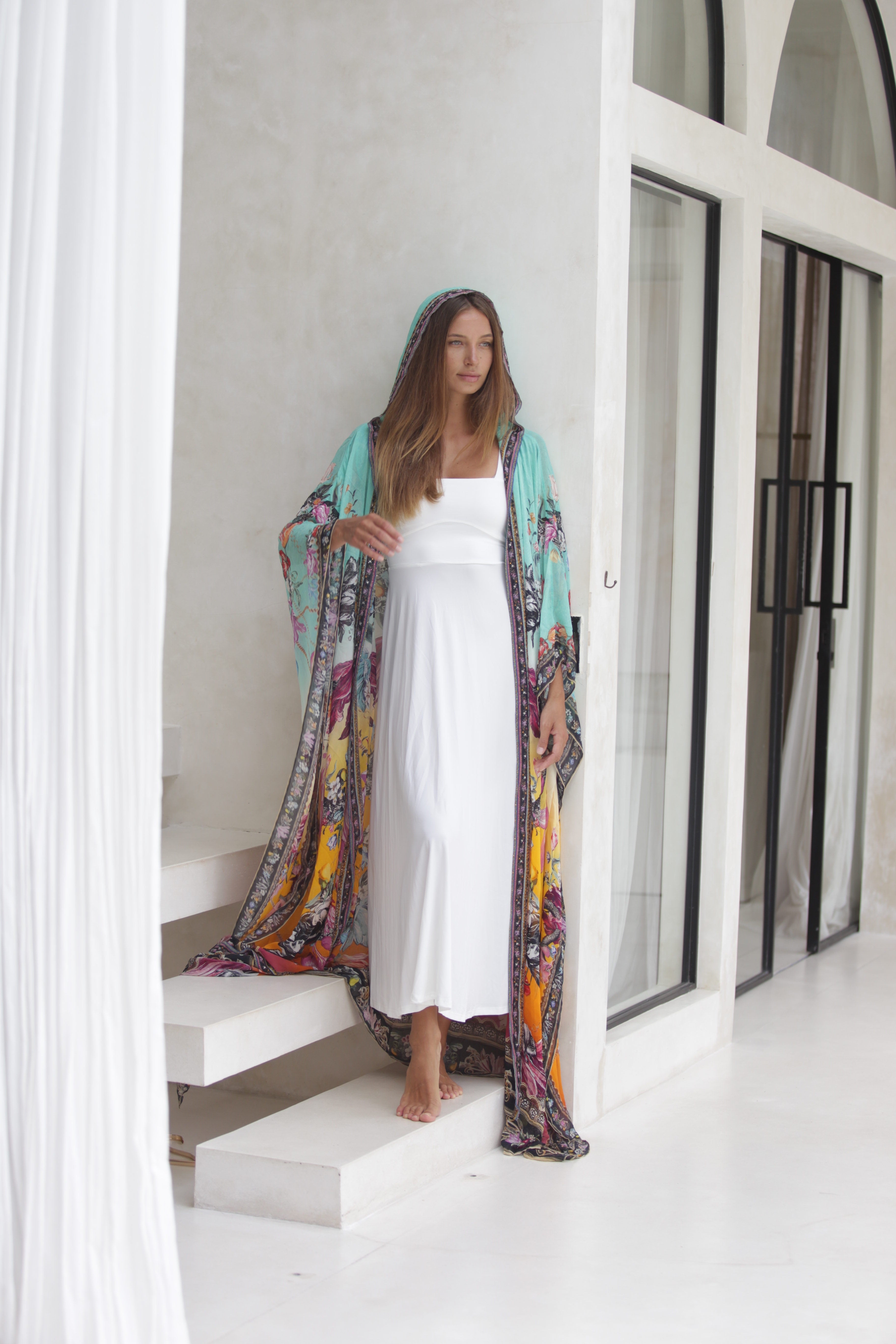 Luxe Box Neck Dress Vanilla