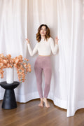 Luxe Basic Leggings Berry FINAL SALE